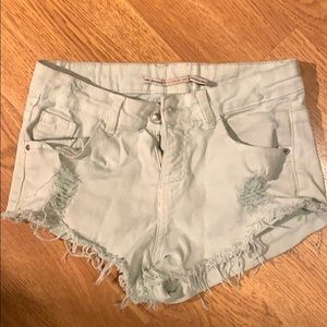Bershka denim shorts